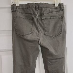 Refuge olive green skinny jeans